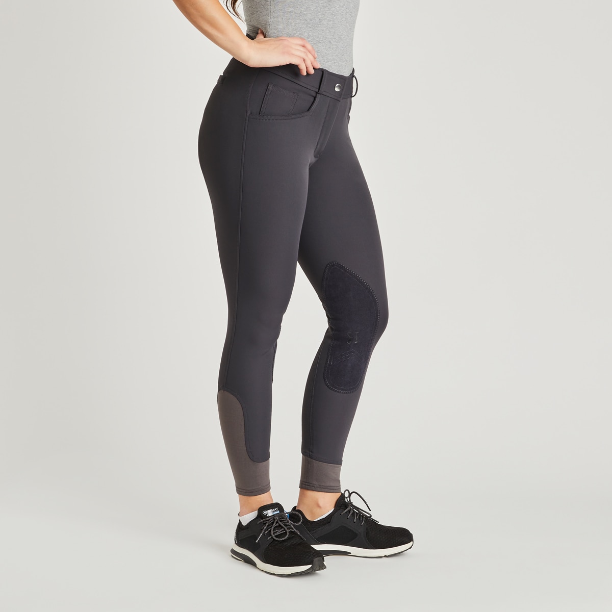 Hadley Mid-Rise Breeches by SmartPak - Knee Patch - Image 3