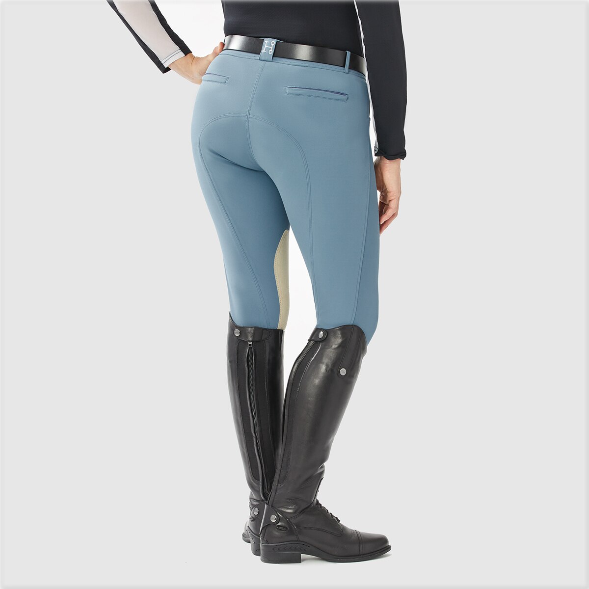 Hadley Mid-Rise Breeches by SmartPak - Knee Patch - Clearance! - Image 2