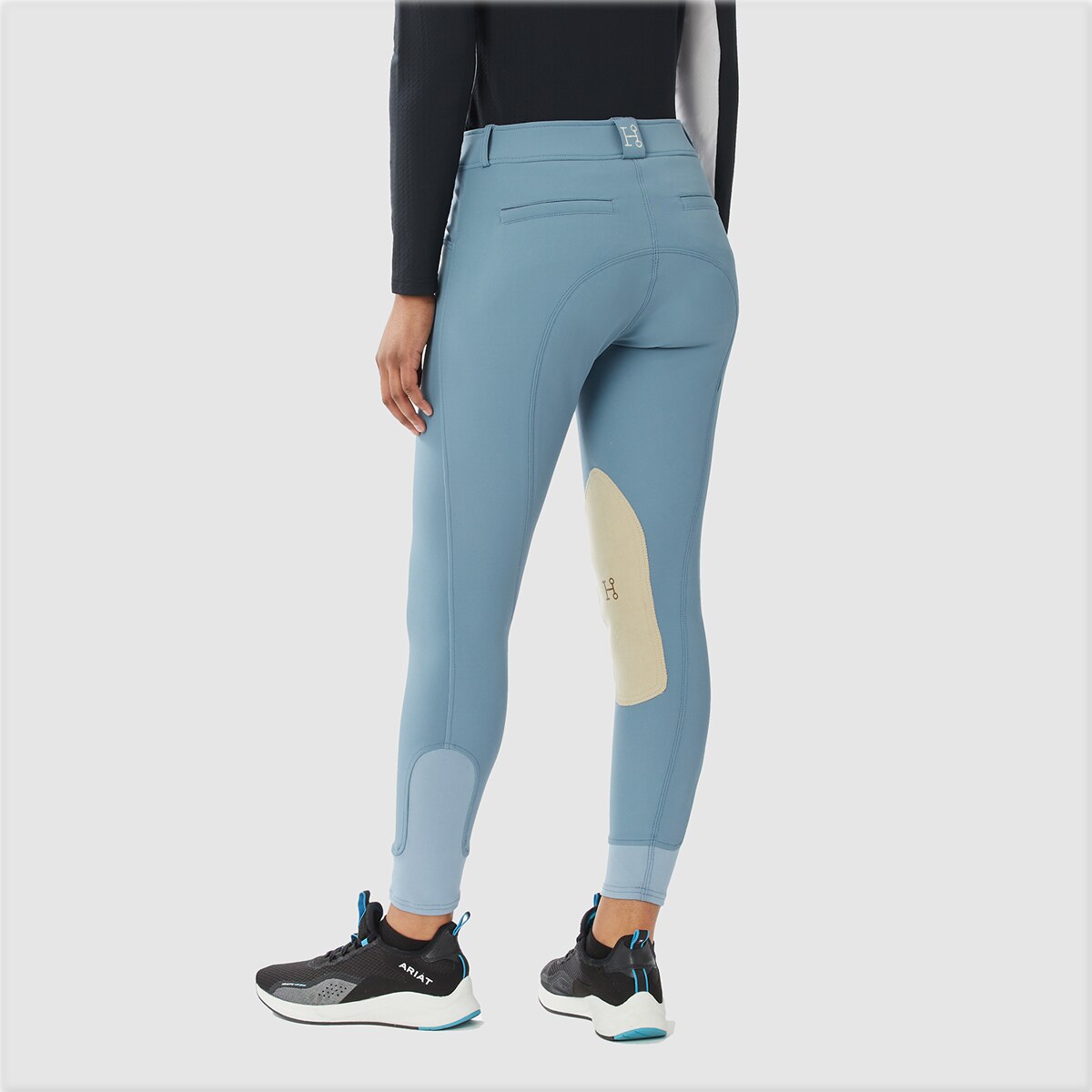 Hadley Mid-Rise Breeches by SmartPak - Knee Patch - Clearance! - Image 4