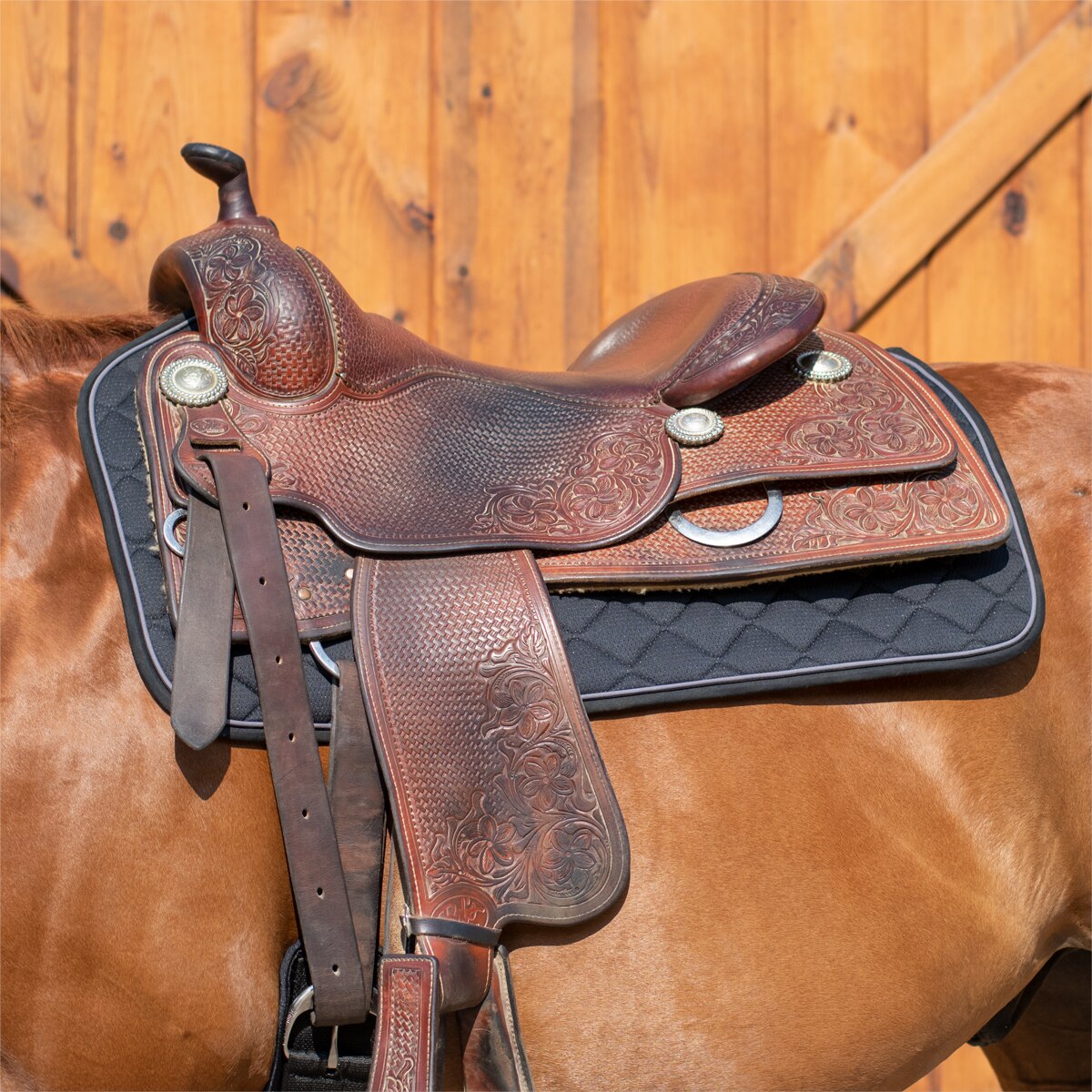 SmartTherapy® ThermoBalance® Ceramic Western Saddle Pad - Image 3
