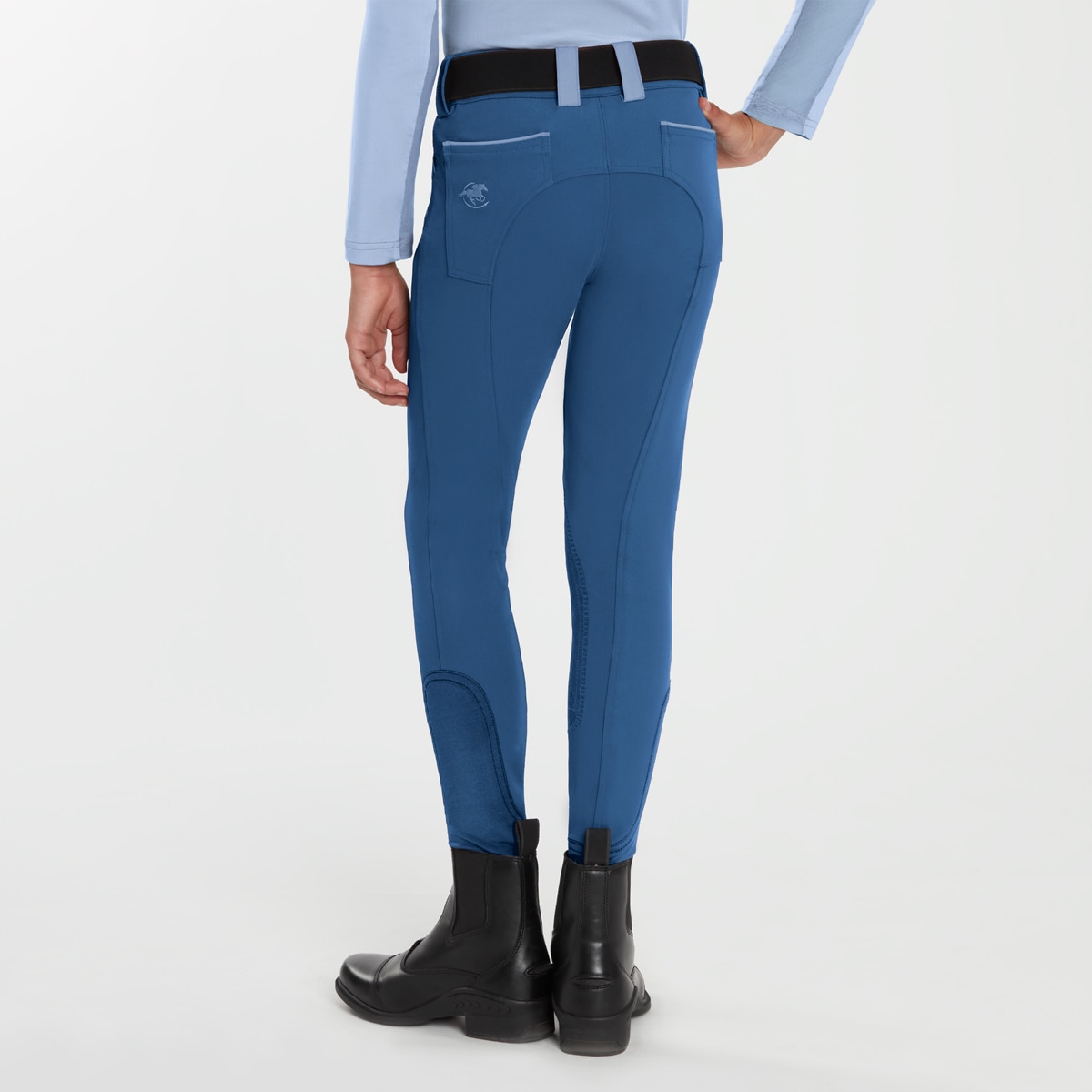 Piper Kids Evolution Breeches by SmartPak - Knee Patch - Image 2