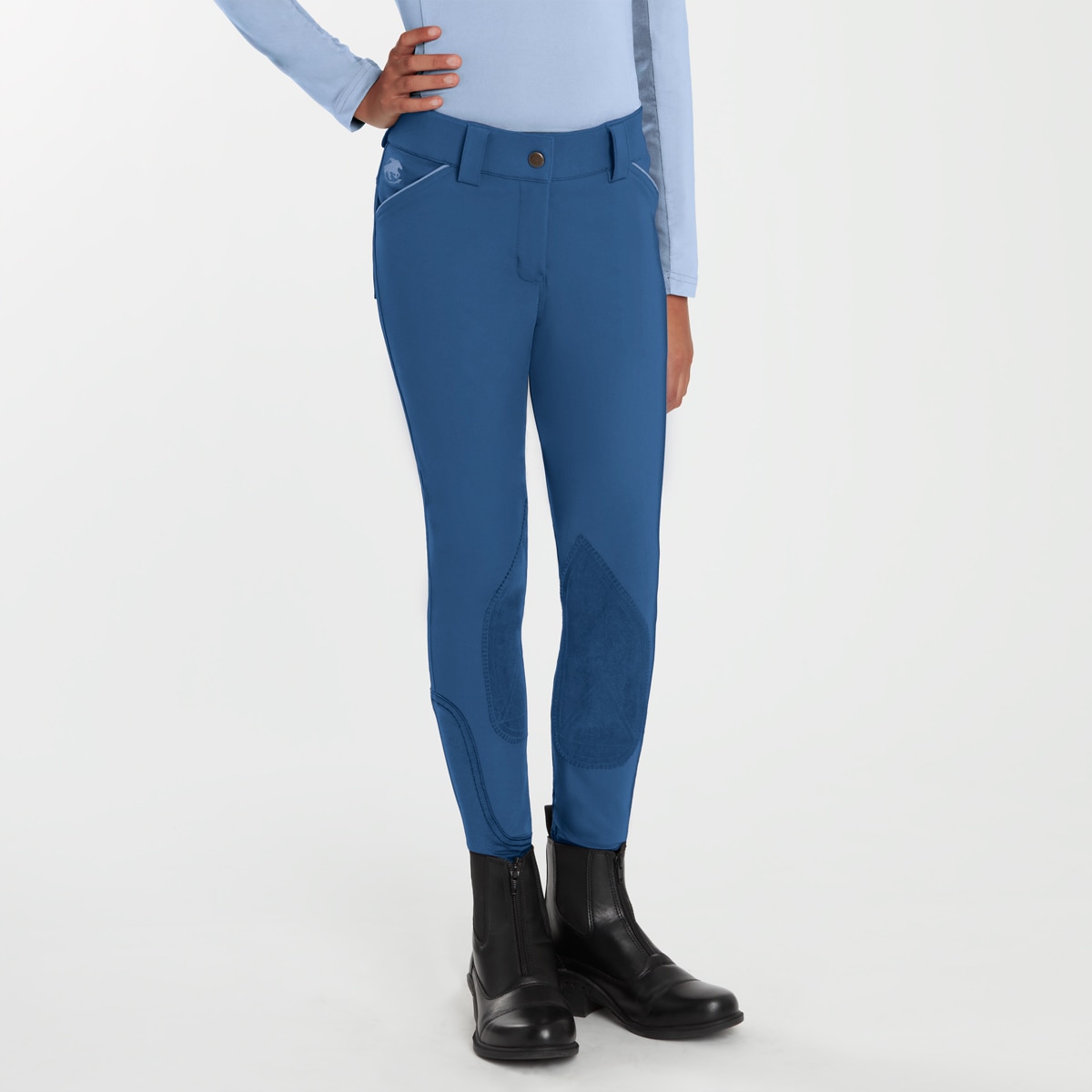 Piper Kids Evolution Breeches by SmartPak - Knee Patch - Image 3
