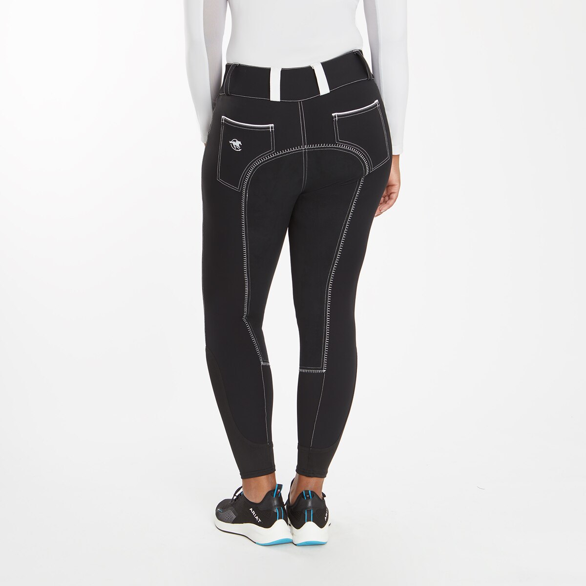 Piper Evolution Curvy Fit Breeches by SmartPak - Knee Patch - Image 4