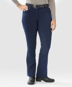 Piper Knit Everyday Mid-Rise Bootcut Breeches by SmartPak - Full Seat