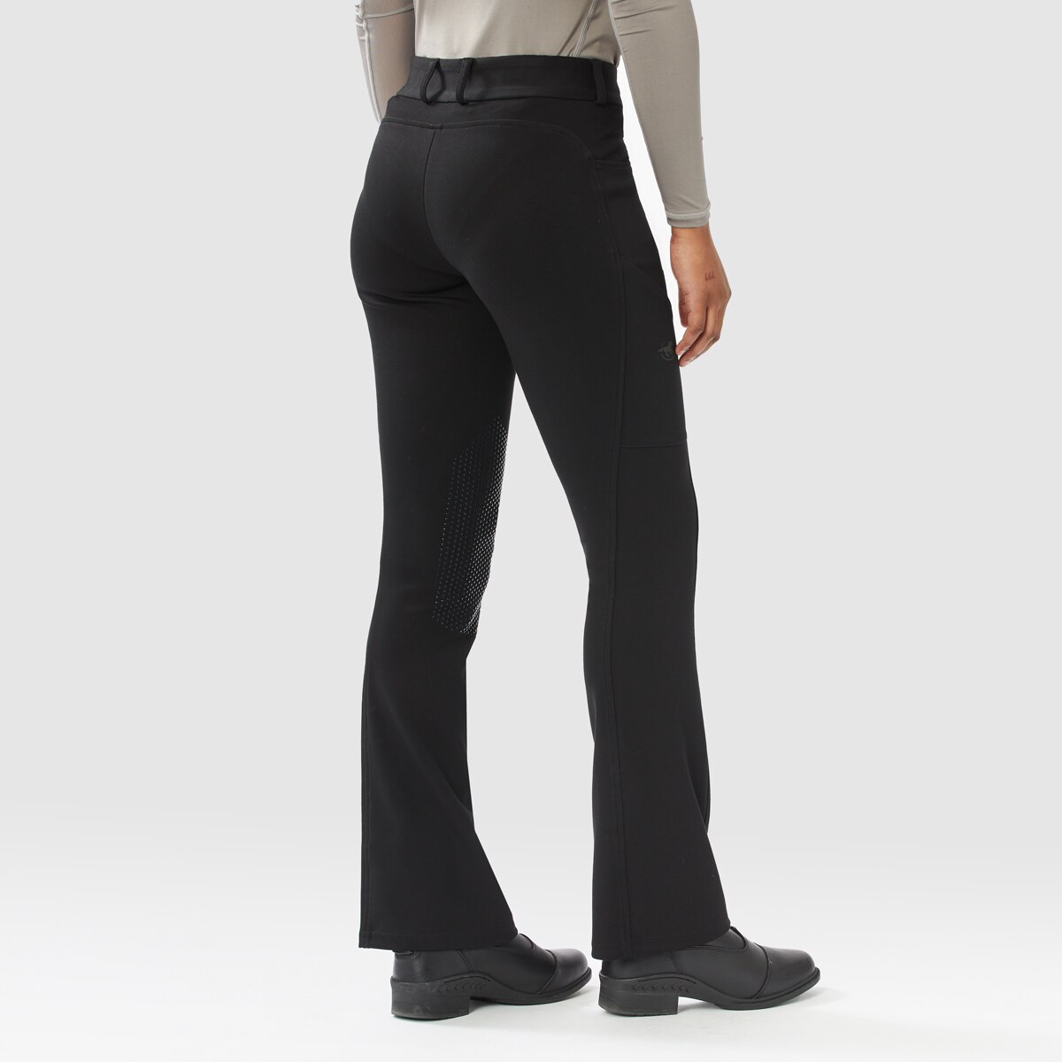 Piper Knit Everyday Mid-Rise Boot Cut Breeches by SmartPak - Knee Patch - Image 4