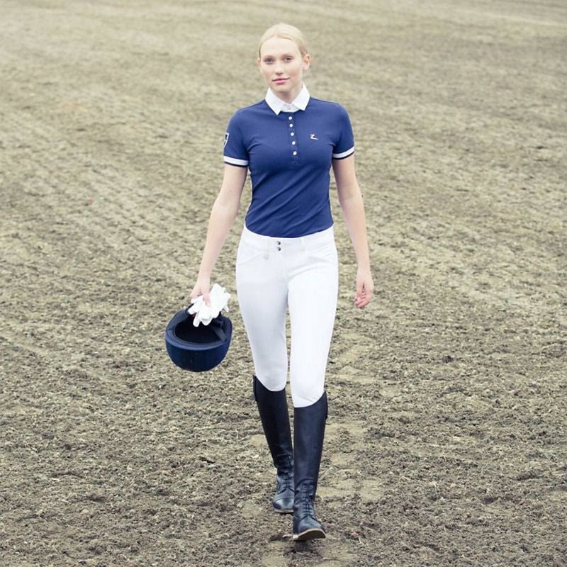 Horze Grand Prix Silicone FS Breech - Image 4
