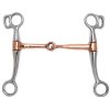 Chrome Plated Tom Thumb Copper Mouth Snaffle Bit 5