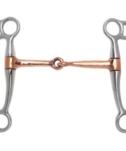 Chrome Plated Tom Thumb Copper Mouth Snaffle Bit 5
