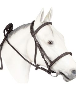 Alternative view of HDR Kushy Fancy Stitch Bridle Havana