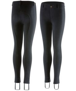 Alternative view of Horze Nora Kids Pull-On Knee Patch Jods XXS Black