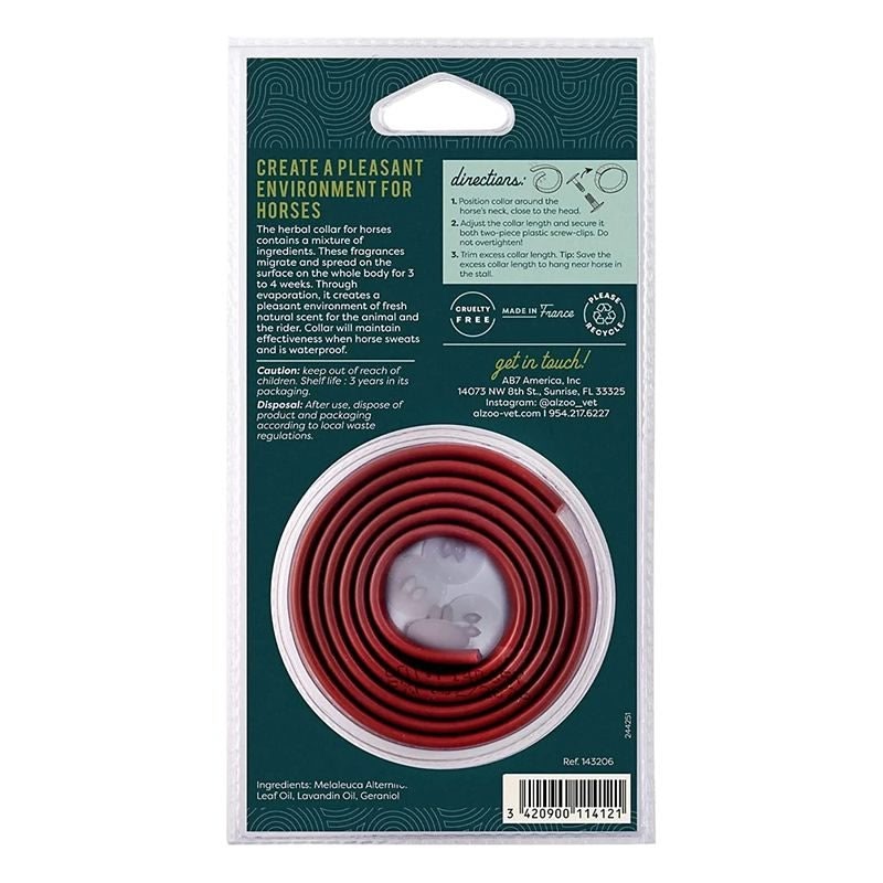 Alzoo Herbal Fly Repellent Collar for Horses - Image 2