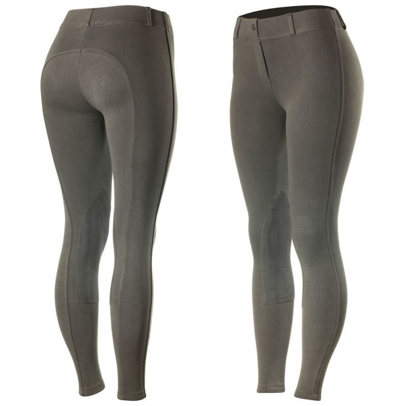Horze Ella Womens PullOn Knee Patch Breeches 22 Bk - Image 11