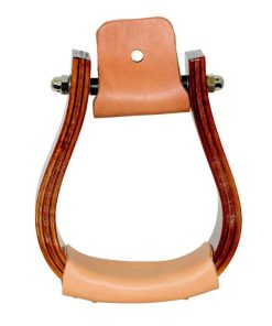 Equi-Sky 2 1/2in Wooden Visalia Stirrups
