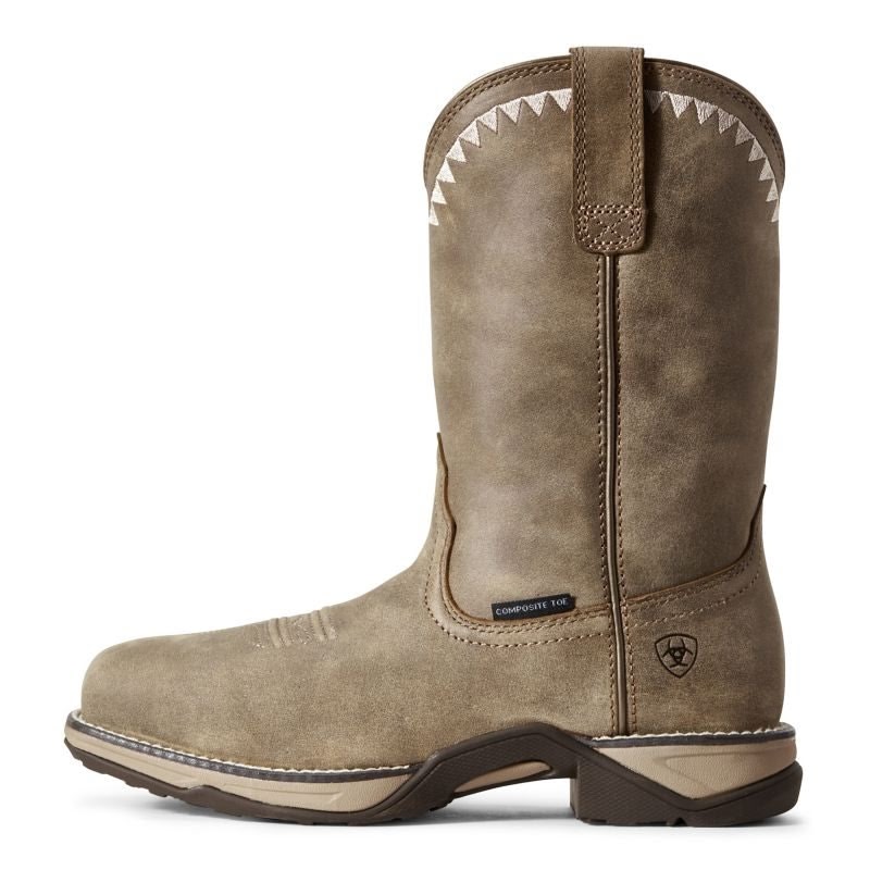 Ariat Ladies Anthem Deco Sq Comp Toe Boots - Image 2
