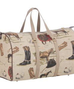 Huntley Equestrian Tapestry Duffle Bag