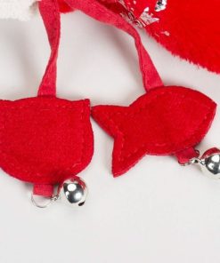 Alternative view of Hugglehounds Puttin on the Glitz Cat Stocking