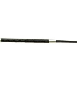 EquiStar PVC Leather Grip Dressage Whip 39 Black M