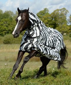 Bucas Sweet Itch Zebra Full Neck Sheet 60 Zebra