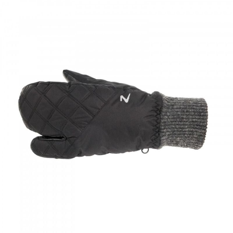 HorZe Padded 3-Finger Winter Mittens 6 Black - Image 3