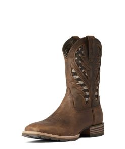 Alternative view of Ariat Mens Hybrid VentTEK Dist Flag Boots