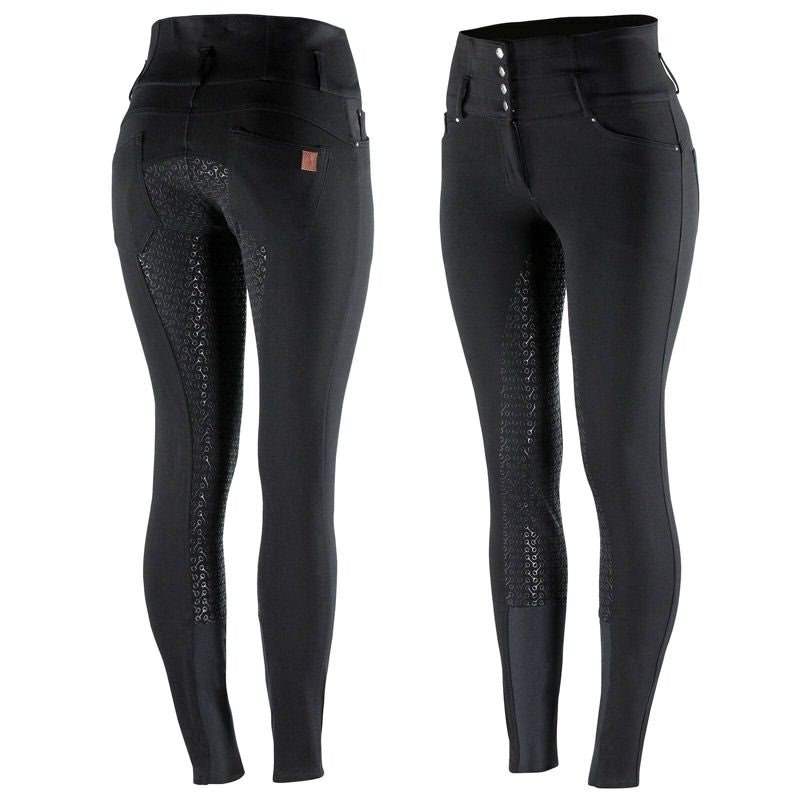 Horze Ladies Tara High Waist Full Seat Breeches - Image 3