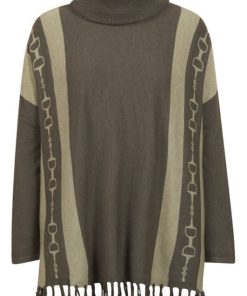 EQL by Kerrits Turtleneck Poncho Sweater