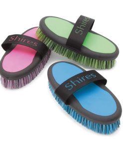 Alternative view of Ezi-Groom by Shires Grip Body Brush