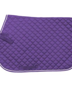 EquiRoyal Square Quilted Cotton Comfort English Saddle Pad