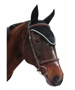 Equine Couture Fly Bonnet with Silver Rope