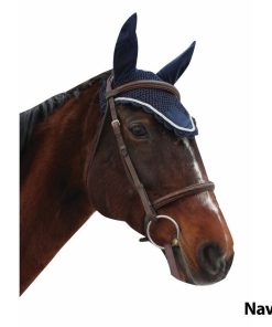 Alternative view of Equine Couture Fly Bonnet with Silver Rope