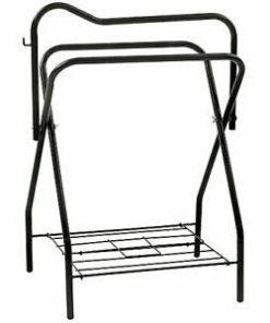 Equiessent Portable Saddle Rack Black