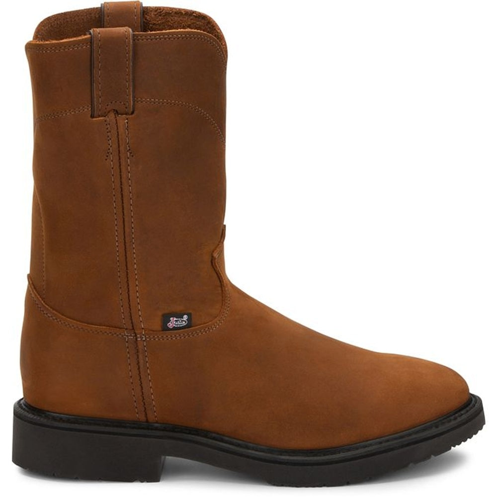 Justin Mens Conductor 10" Work Boots - Image 3