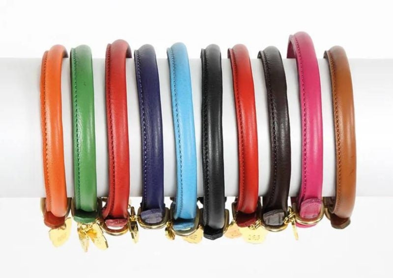 Digby Fox Rolled Leather Dog Collar - Image 22