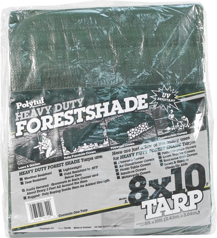 Forestshade Tarps 4.5Oz 6ft X 8ft Green