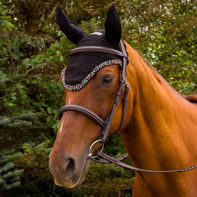 Equine Couture Beaded Fly Bonnet - Image 2