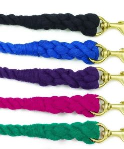 3-Ply Cotton Lead With Solid Brass Snap 3/4x8ft Br