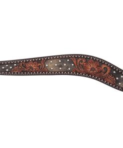 Alternative view of Circle Y Dark Flash Arizona Flower Breast Collar