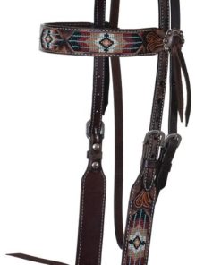 Circle Y Southwest Beaded Browband Headstall