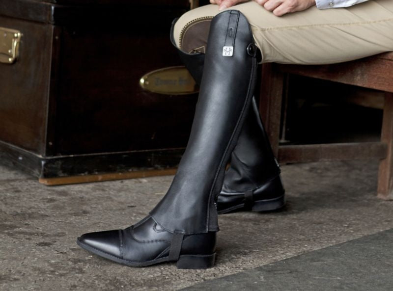 Huntley Brazilian Leather Half Chaps - Image 2