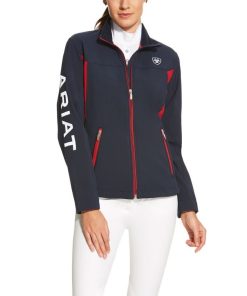 Alternative view of Ariat Ladies New Team Softshell Jacket 1X Black