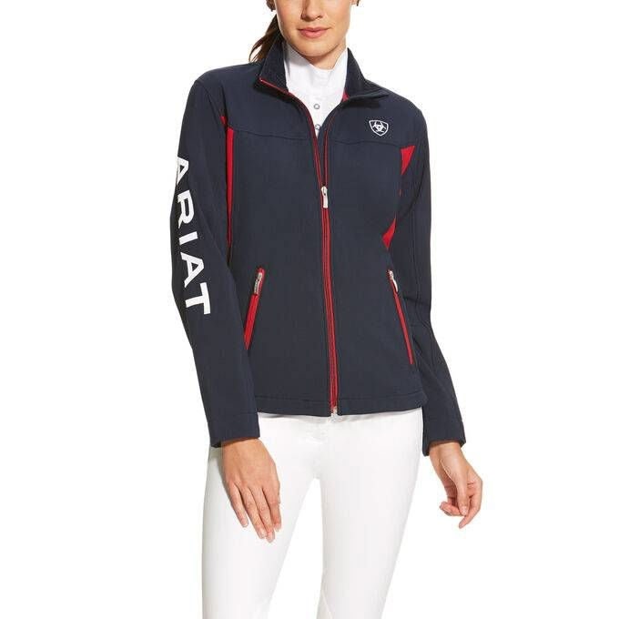 Ariat Ladies New Team Softshell Jacket 1X Black
