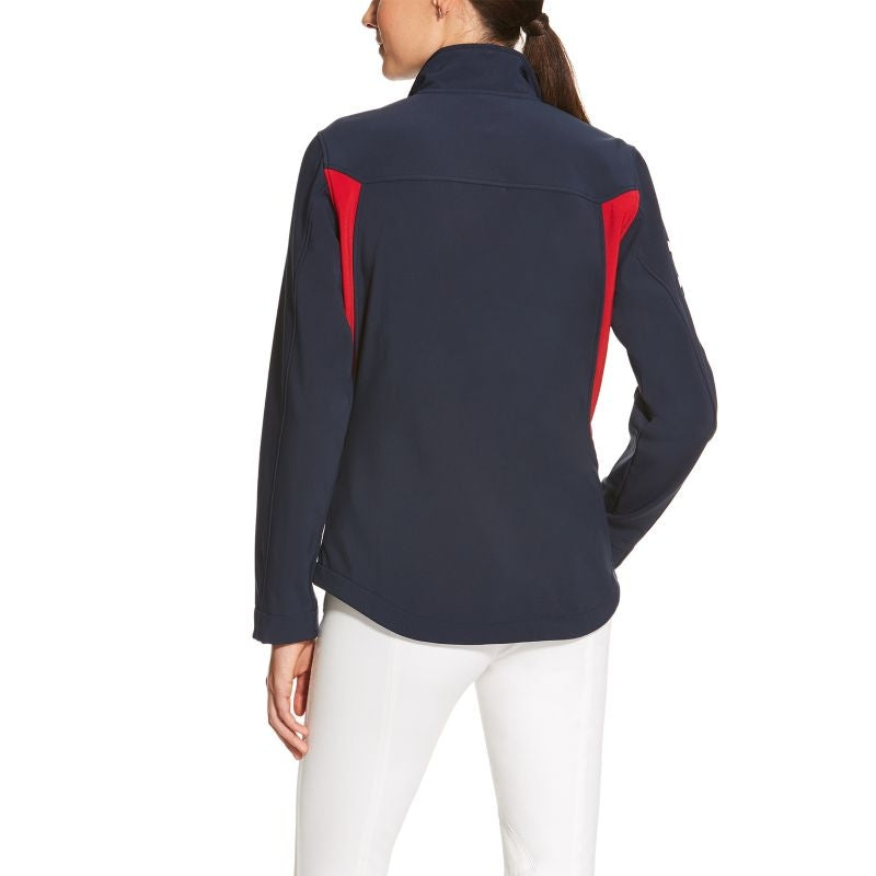 Ariat Ladies New Team Softshell Jacket 1X Black - Image 3