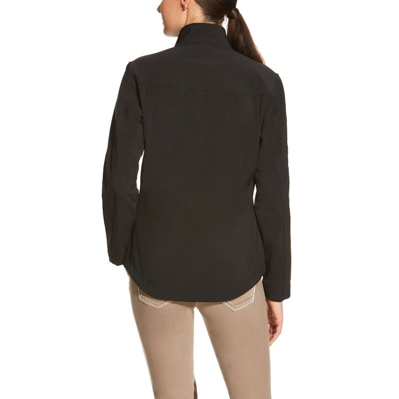 Ariat Ladies New Team Softshell Jacket 1X Black - Image 5