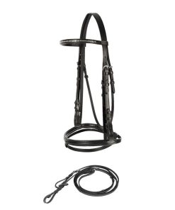 Horze Weston Flash Bridle with Reins