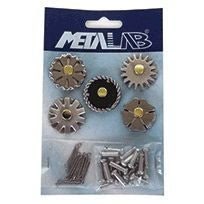 Fg Reining Brushed Rowels - Five Pack Brn