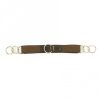 Camelot Elastic Curb Chain Horse Brown