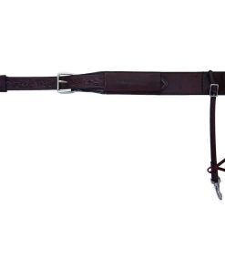 Circle Y Floral Flank Cinch 3 x 1.75 Chocolate