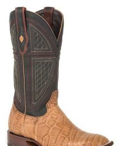 Flaxville Exotic Gator Cowboy Boot