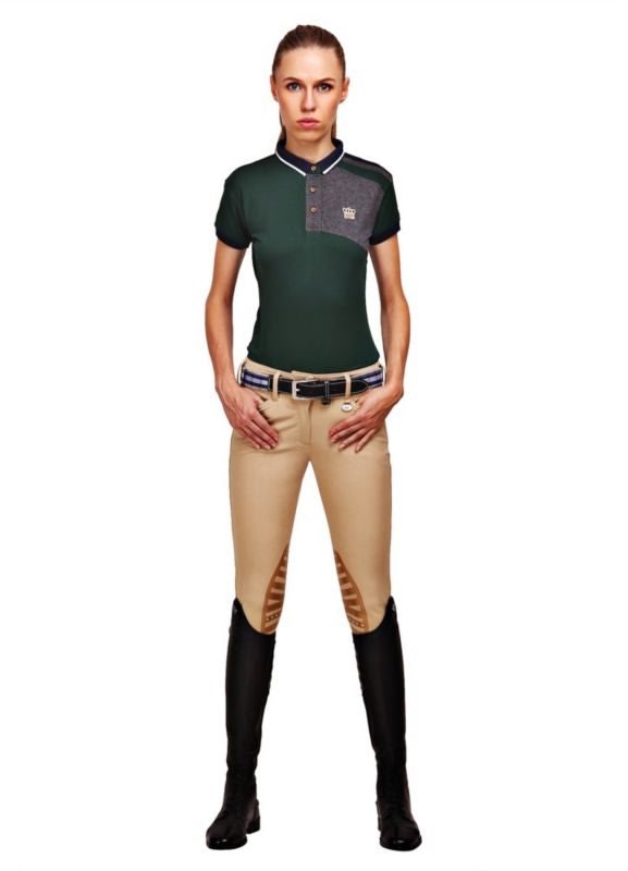 GHM Ladies Add Back Knee Patch Breech - Image 4
