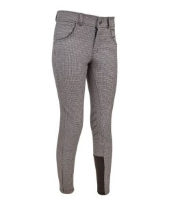 Ashley Classic Kids Knee Patch Breeches Gray/Cream